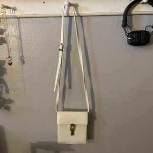vintage small white crossbody bag